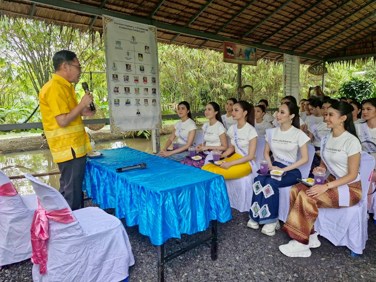 พช.ปทุมธานี “ร่วมต้อนรับกองประกวดนางสาวถิ่นไทยงามปี 2025”