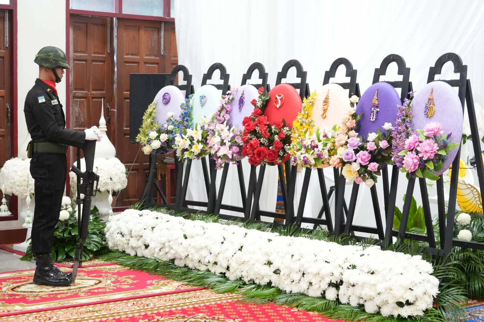 พช.ปทุมธานี ร่วมพิธีสวดอภิธรรมพลทหารวายุ ขวัญเสือ วีรชนทหารกล้าเป็นคืนที่ 3 เพื่อแสดงความอาลัยและเป็นเกียรติแก่วีรชนผู้กล้า